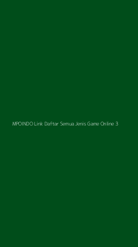 Tampilan Antarmuka Aplikasi Mpoindo Link Daftar Semua Jenis Game Online - 3