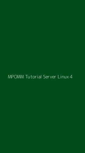 Tampilan Antarmuka Aplikasi Mpomm Tutorial Server Linux - 4