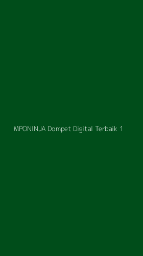 Tampilan Antarmuka Aplikasi Mponinja Dompet Digital Terbaik - 1