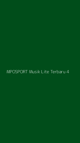 Tampilan Antarmuka Aplikasi Mposport Musik Lite Terbaru - 4