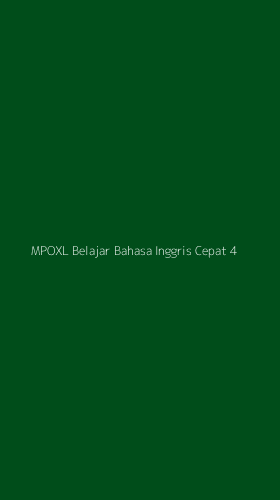 Tampilan Antarmuka Aplikasi Mpoxl Belajar Bahasa Inggris Cepat - 4