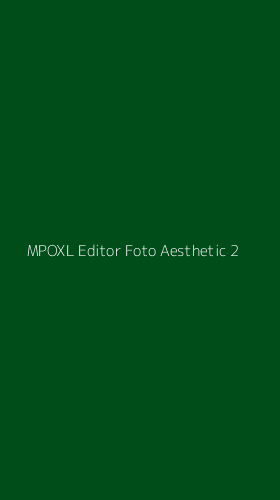 Tampilan Antarmuka Aplikasi Mpoxl Editor Foto Aesthetic - 2