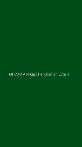 Tampilan Antarmuka Aplikasi Mpoxo Aplikasi Pendidikan Lite - 4