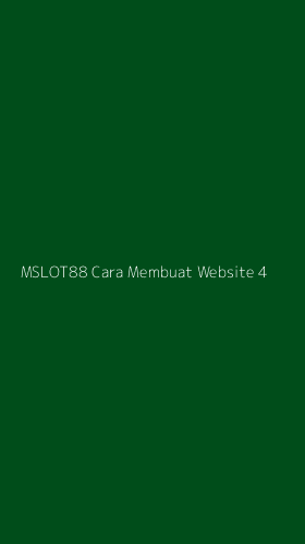 Tampilan Antarmuka Aplikasi Mslot88 Cara Membuat Website - 4