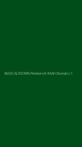 Tampilan Antarmuka Aplikasi Musicalydown Pembersih Ram Otomatis - 1