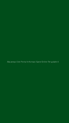 Tampilan Antarmuka Aplikasi Macanmpo Slot Portal Informasi Game Online Terupdate - 4