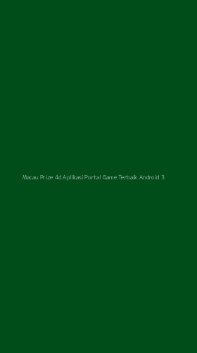 Tampilan Antarmuka Aplikasi Macau Prize 4d Aplikasi Portal Game Terbaik Android - 3