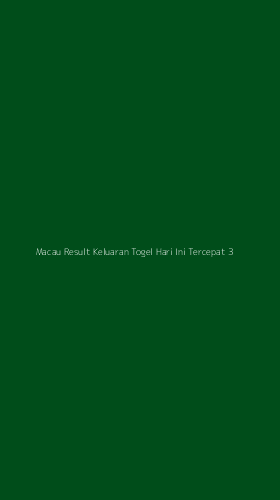 Tampilan Antarmuka Aplikasi Macau Result Keluaran Togel Hari Ini Tercepat - 3