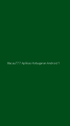Tampilan Antarmuka Aplikasi Macau777 Aplikasi Kebugaran Android - 1