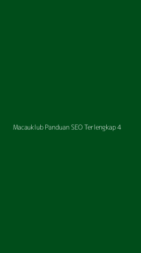 Tampilan Antarmuka Aplikasi Macauklub Panduan Seo Terlengkap - 4