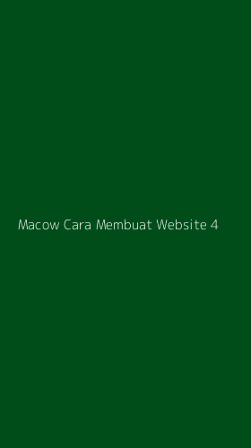 Tampilan Antarmuka Aplikasi Macow Cara Membuat Website - 4