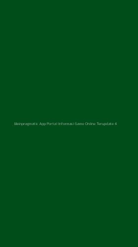 Tampilan Antarmuka Aplikasi Mainpragmatic App Portal Informasi Game Online Terupdate - 4