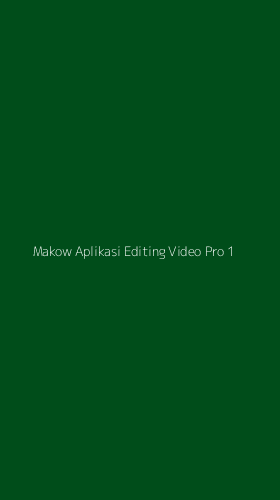 Tampilan Antarmuka Aplikasi Makow Aplikasi Editing Video Pro - 1