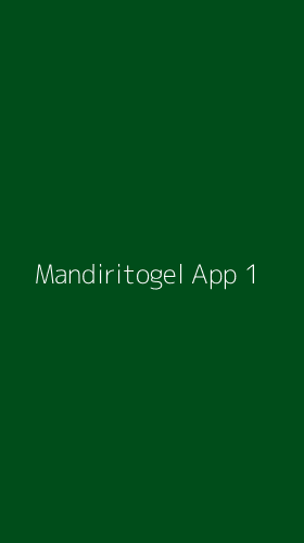 Tampilan Antarmuka Aplikasi Mandiritogel App - 1