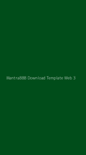 Tampilan Antarmuka Aplikasi Mantra888 Download Template Web - 3