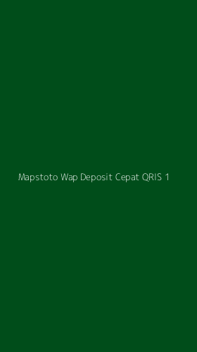 Tampilan Antarmuka Aplikasi Mapstoto Wap Deposit Cepat Qris - 1