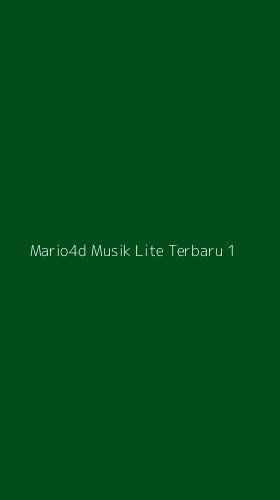 Tampilan Antarmuka Aplikasi Mario4d Musik Lite Terbaru - 1