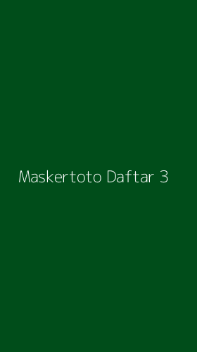Tampilan Antarmuka Aplikasi Maskertoto Daftar - 3