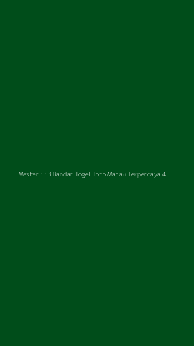 Tampilan Antarmuka Aplikasi Master333 Bandar Togel Toto Macau Terpercaya - 4