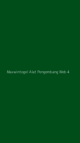 Tampilan Antarmuka Aplikasi Maxwintogel Alat Pengembang Web - 4