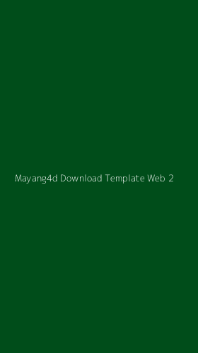 Tampilan Antarmuka Aplikasi Mayang4d Download Template Web - 2