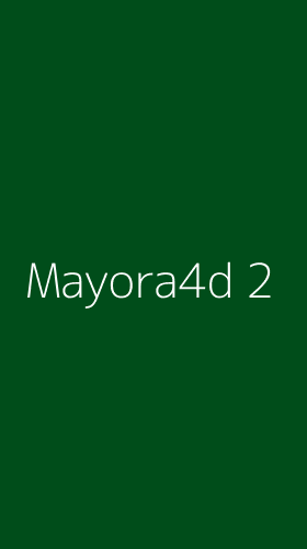 Tampilan Antarmuka Aplikasi Mayora4d - 2