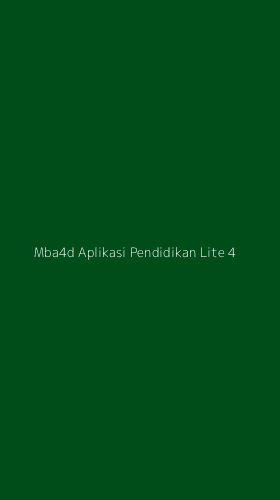 Tampilan Antarmuka Aplikasi Mba4d Aplikasi Pendidikan Lite - 4