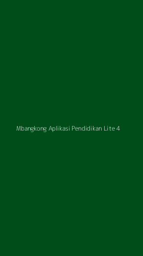 Tampilan Antarmuka Aplikasi Mbangkong Aplikasi Pendidikan Lite - 4