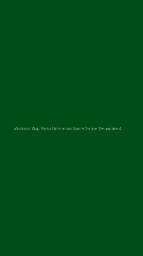 Tampilan Antarmuka Aplikasi Mcdtoto Wap Portal Informasi Game Online Terupdate - 4
