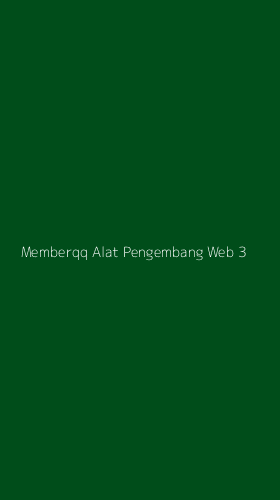 Tampilan Antarmuka Aplikasi Memberqq Alat Pengembang Web - 3