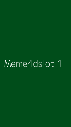 Tampilan Antarmuka Aplikasi Meme4dslot - 1