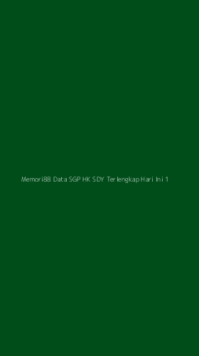 Tampilan Antarmuka Aplikasi Memori88 Data Sgp Hk Sdy Terlengkap Hari Ini - 1