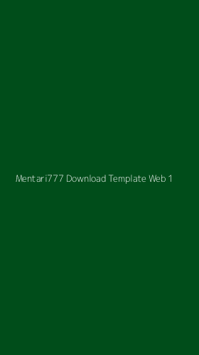 Tampilan Antarmuka Aplikasi Mentari777 Download Template Web - 1