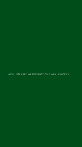 Tampilan Antarmuka Aplikasi Mesir Toto Login Cara Recovery Akun Lupa Password - 3