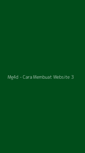 Tampilan Antarmuka Aplikasi Mg4d - Cara Membuat Website - 3