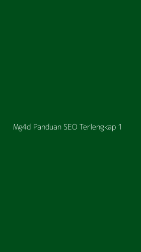 Tampilan Antarmuka Aplikasi Mg4d Panduan Seo Terlengkap - 1