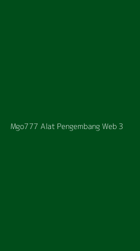 Tampilan Antarmuka Aplikasi Mgo777 Alat Pengembang Web - 3