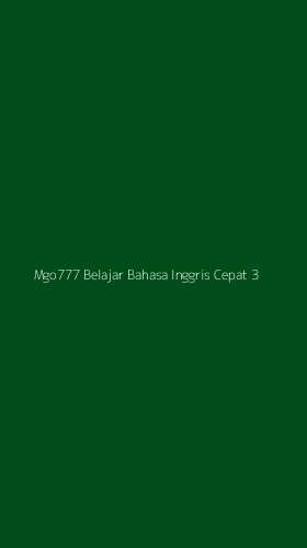 Tampilan Antarmuka Aplikasi Mgo777 Belajar Bahasa Inggris Cepat - 3