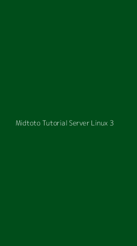 Tampilan Antarmuka Aplikasi Midtoto Tutorial Server Linux - 3