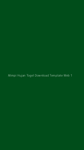 Tampilan Antarmuka Aplikasi Mimpi Hujan Togel Download Template Web - 1