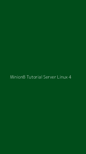 Tampilan Antarmuka Aplikasi Minion8 Tutorial Server Linux - 4