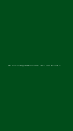 Tampilan Antarmuka Aplikasi Mio Toto Link Login Portal Informasi Game Online Terupdate - 2