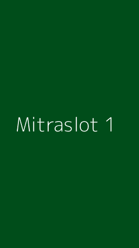 Tampilan Antarmuka Aplikasi Mitraslot - 1
