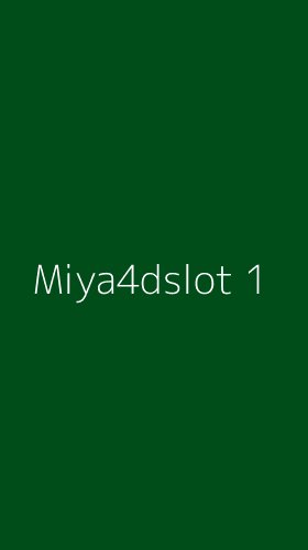 Tampilan Antarmuka Aplikasi Miya4dslot - 1