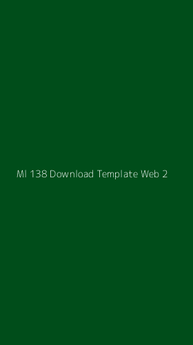 Tampilan Antarmuka Aplikasi Ml 138 Download Template Web - 2