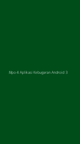 Tampilan Antarmuka Aplikasi Mpo 4 Aplikasi Kebugaran Android - 3