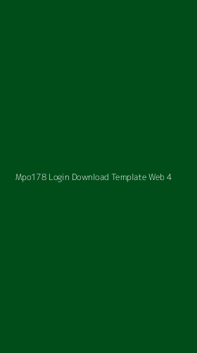 Tampilan Antarmuka Aplikasi Mpo178 Login Download Template Web - 4