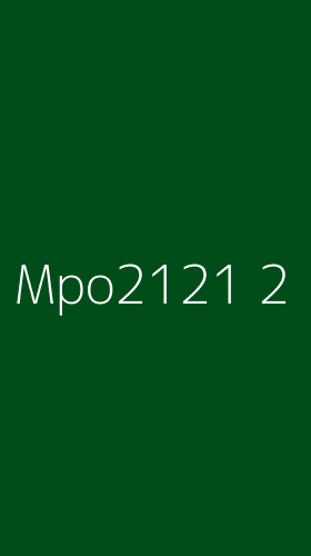 Tampilan Antarmuka Aplikasi Mpo2121 - 2