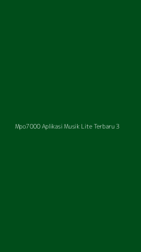 Tampilan Antarmuka Aplikasi Mpo7000 Aplikasi Musik Lite Terbaru - 3
