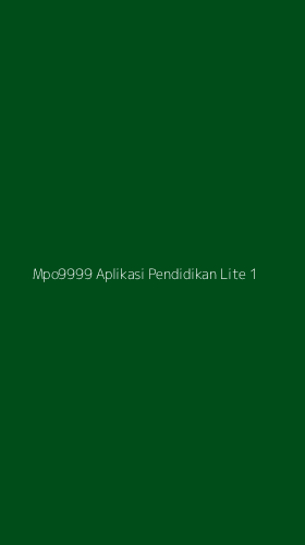 Tampilan Antarmuka Aplikasi Mpo9999 Aplikasi Pendidikan Lite - 1
